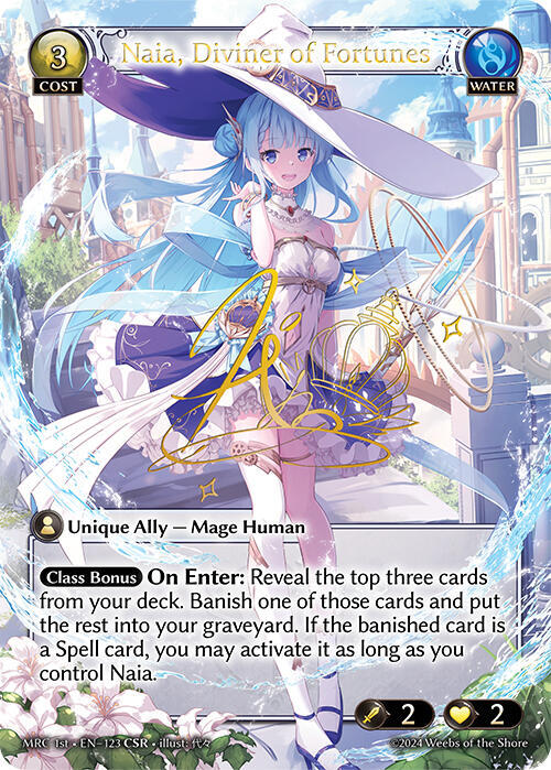Naia, Diviner of Fortunes (CSR), Mercurial Heart 123
