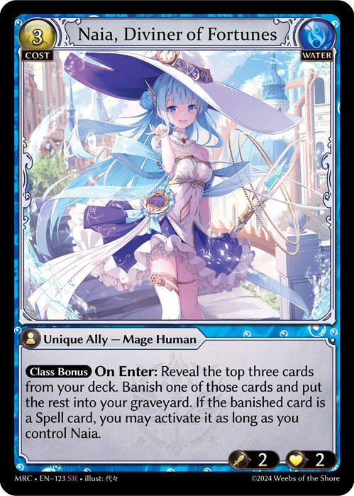 Naia, Diviner of Fortunes, Mercurial Heart 123