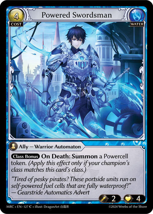 Powered Swordsman, Mercurial Heart 127