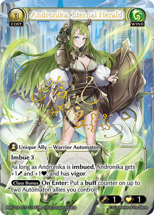 Andronika, Eternal Herald (CSR), Mercurial Heart 134