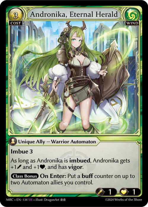 Andronika, Eternal Herald, Mercurial Heart 134