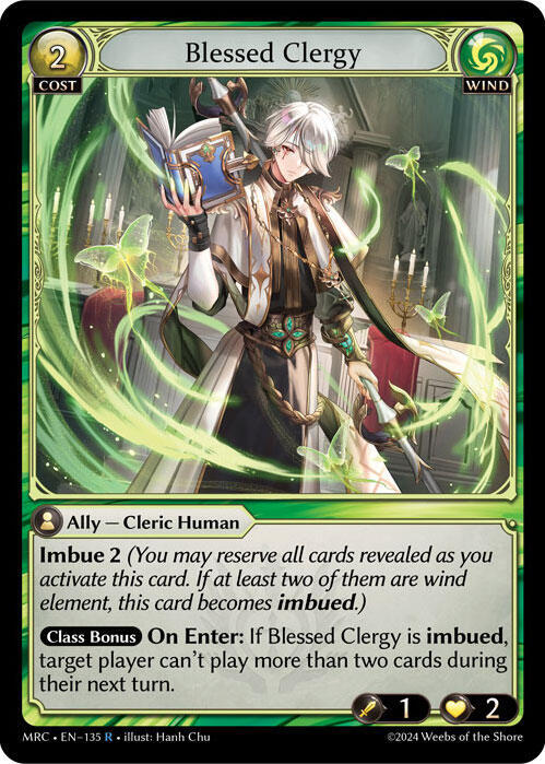 Blessed Clergy, Mercurial Heart 135