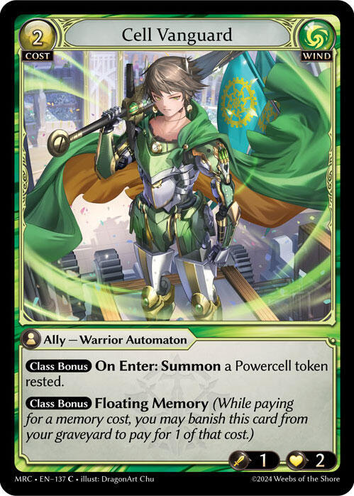 Cell Vanguard, Mercurial Heart 137