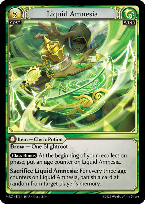 Liquid Amnesia, Mercurial Heart 146