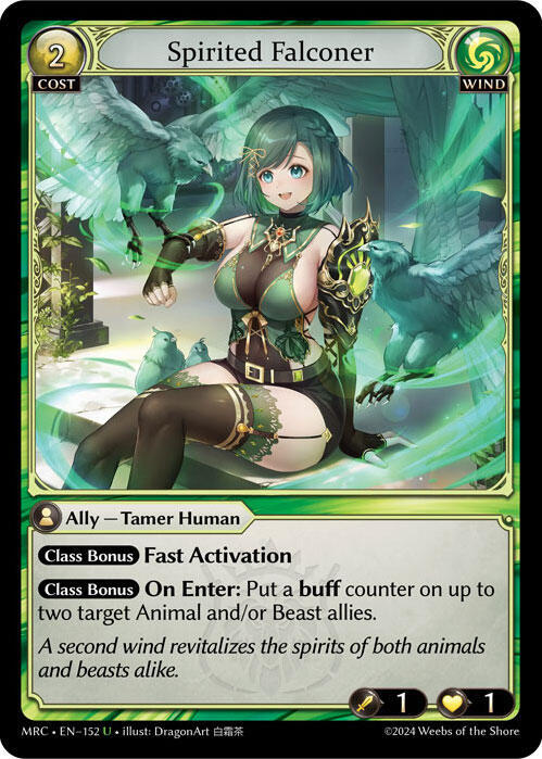 Spirited Falconer, Mercurial Heart 152