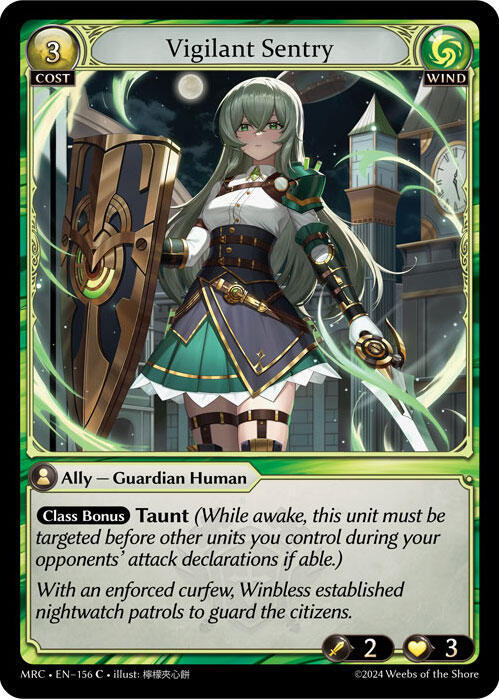 Vigilant Sentry, Mercurial Heart 156