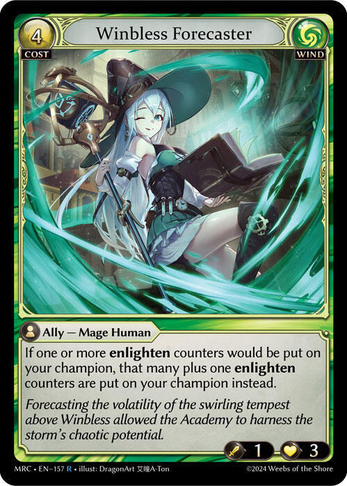 Winbless Forecaster, Mercurial Heart 157