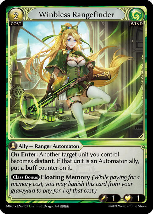 Winbless Rangefinder, Mercurial Heart 159