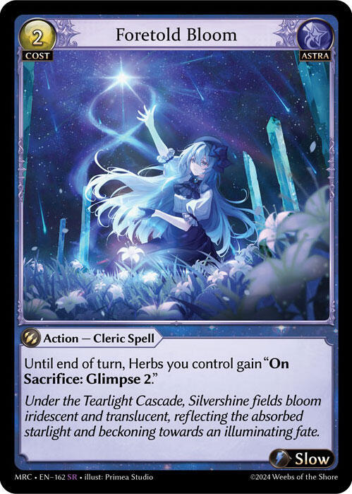 Foretold Bloom, Mercurial Heart 162