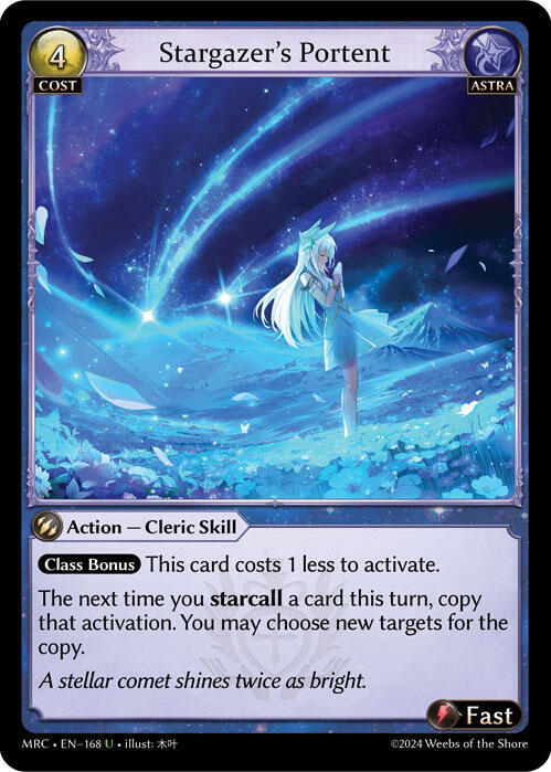 Stargazer's Portent, Mercurial Heart 168