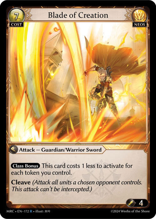 Blade of Creation, Mercurial Heart 172