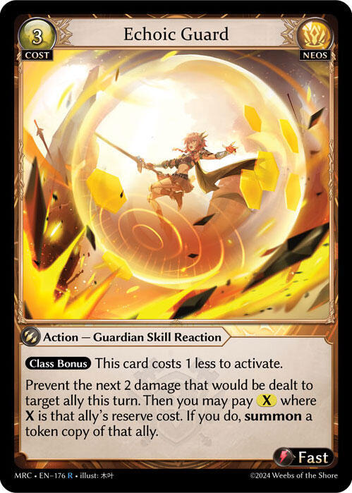Echoic Guard, Mercurial Heart 176