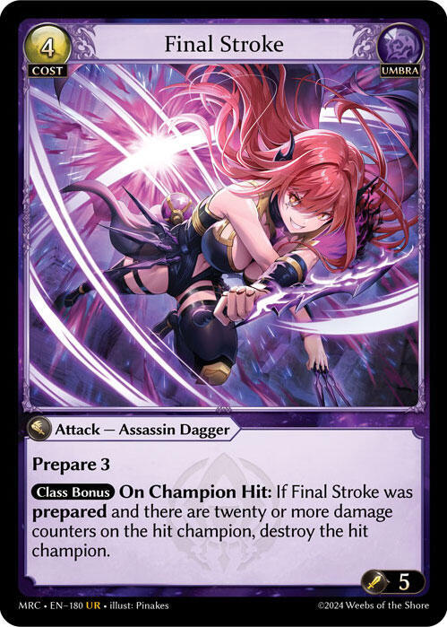 Final Stroke, Mercurial Heart 180