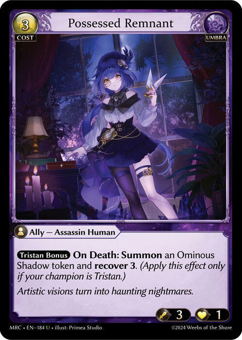 Possessed Remnant, Mercurial Heart 184