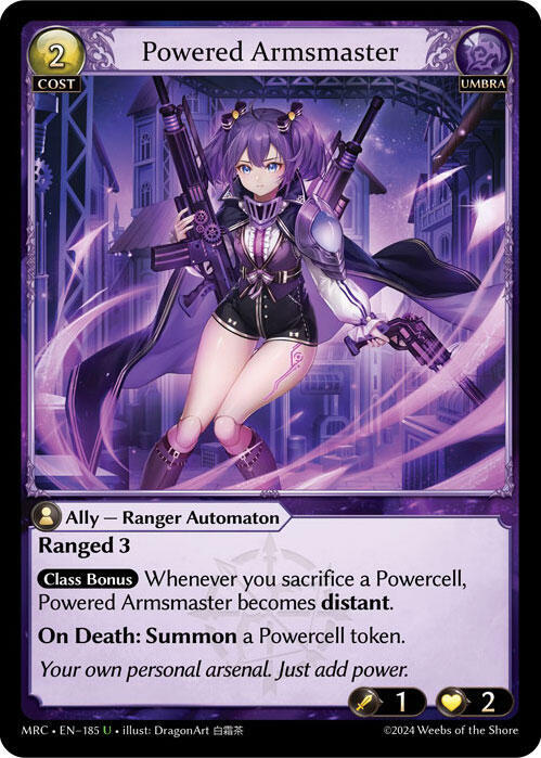 Powered Armsmaster, Mercurial Heart 185