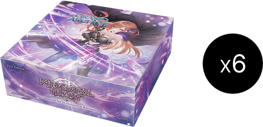Mercurial Heart 1st Edition Booster Box Case, Mercurial Heart P542353
