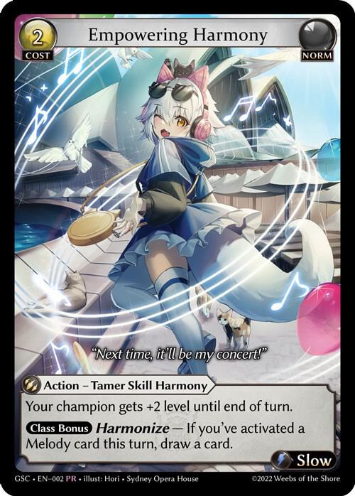 Empowering Harmony, Promotional Cards 002