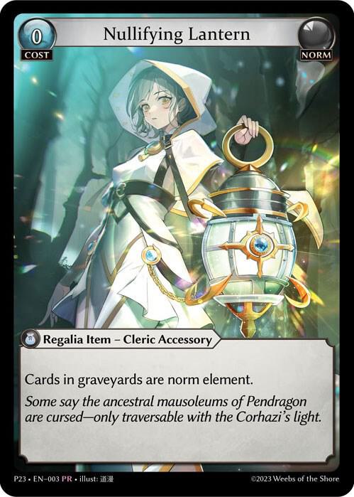 Nullifying Lantern, Promotional Cards 003