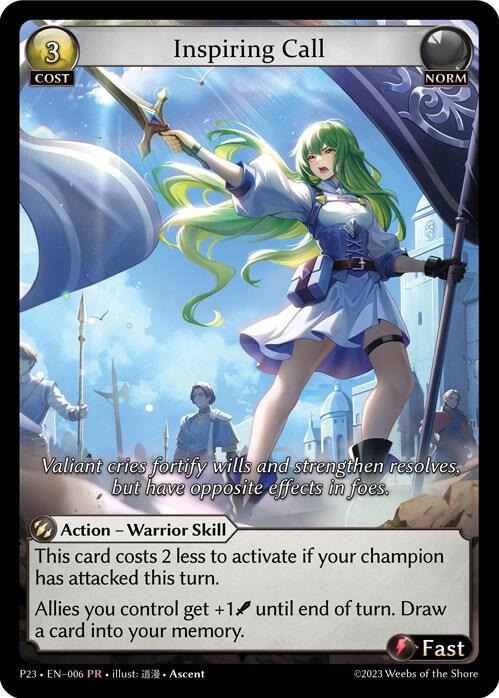 Inspiring Call, Promotional Cards 006