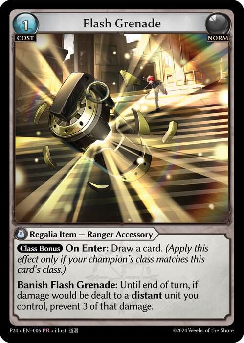 Flash Grenade, Promotional Cards 006