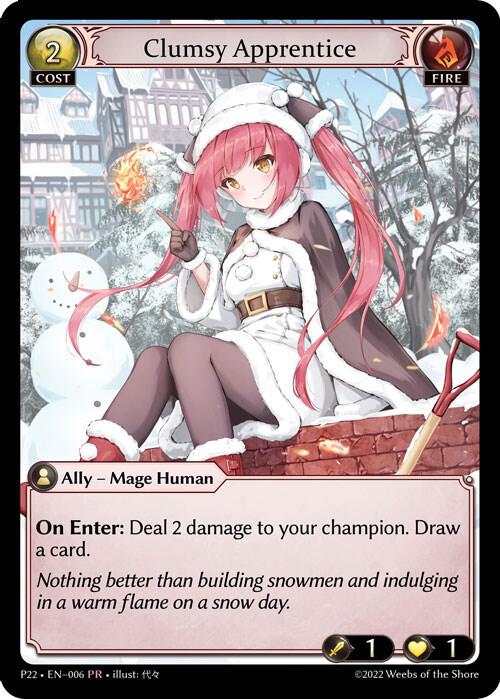 Clumsy Apprentice, Promotional Cards 006