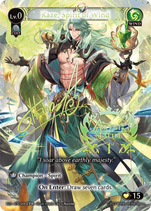 Kaze, Spirit of Wind (CPR), Promotional Cards 008