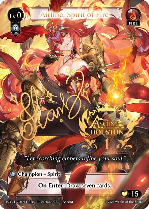 Aithne, Spirit of Fire (CPR), Promotional Cards 009
