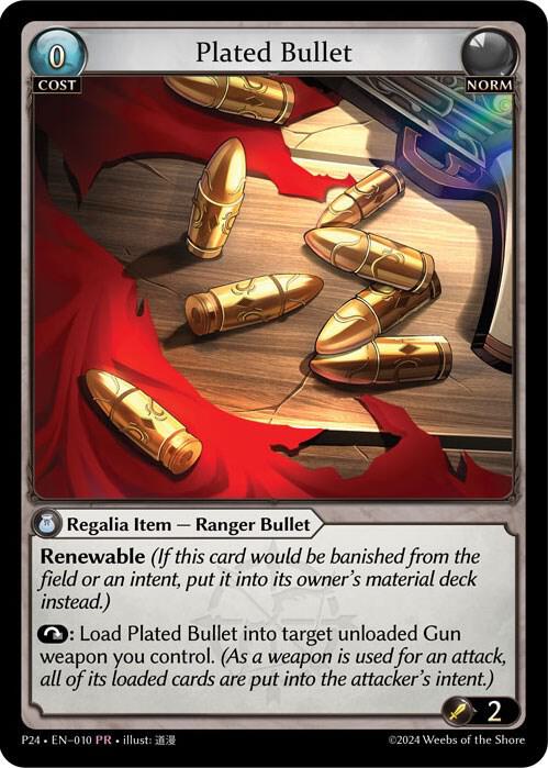 Plated Bullet, Promotional Cards 010