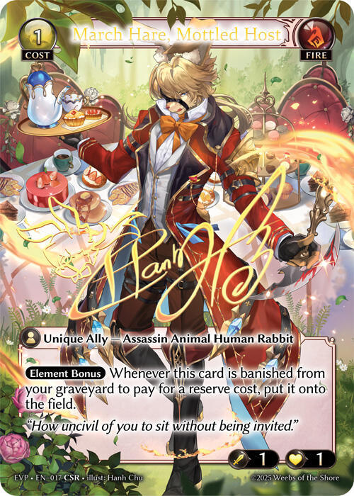 March Hare, Mottled Host (CSR), Promotional Cards 012
