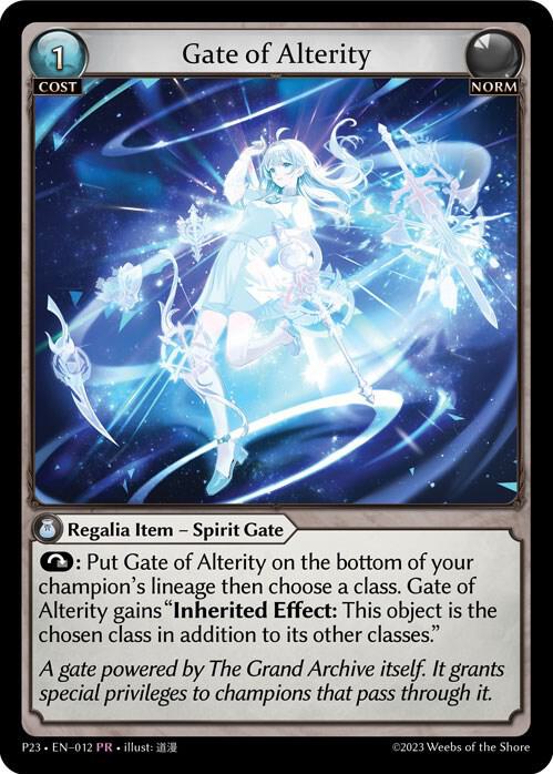 Gate of Alterity, Promotional Cards 012