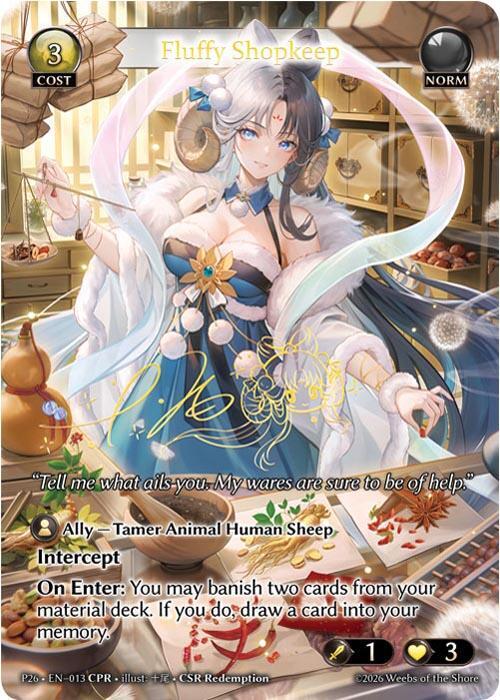 Fluffy Shopkeep (CPR), Promotional Cards 013