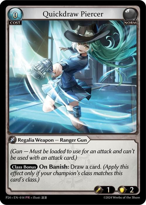 Quickdraw Piercer, Promotional Cards 014