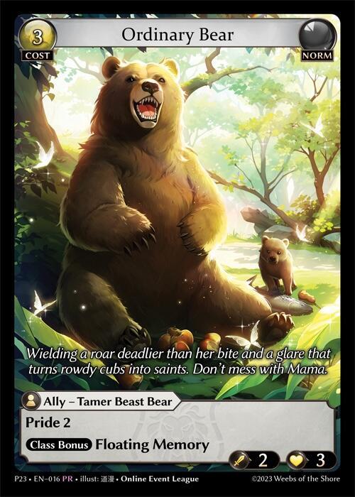 Ordinary Bear, Promotional Cards 016