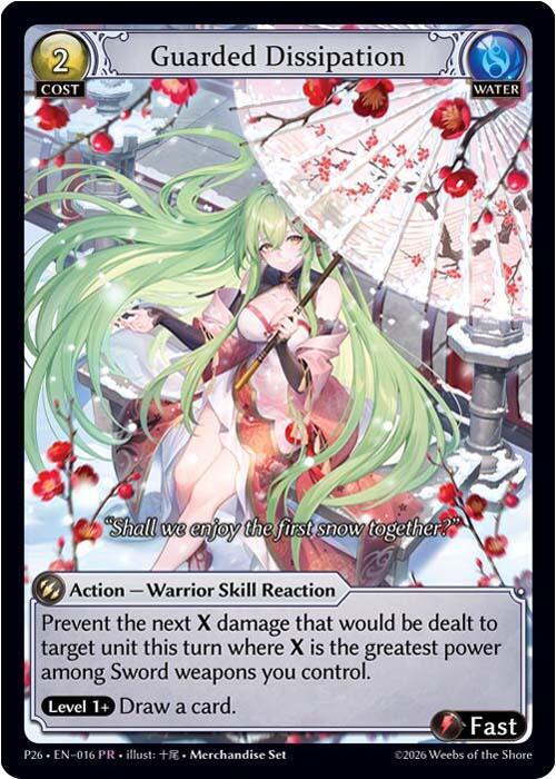 Guarded Dissipation, Promotional Cards 016