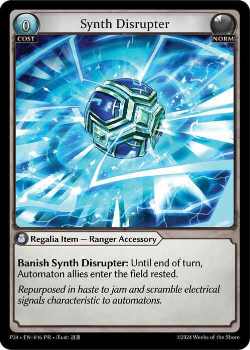 Synth Disrupter, Promotional Cards 016