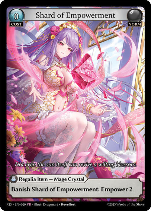 Shard of Empowerment (020), Promotional Cards 020