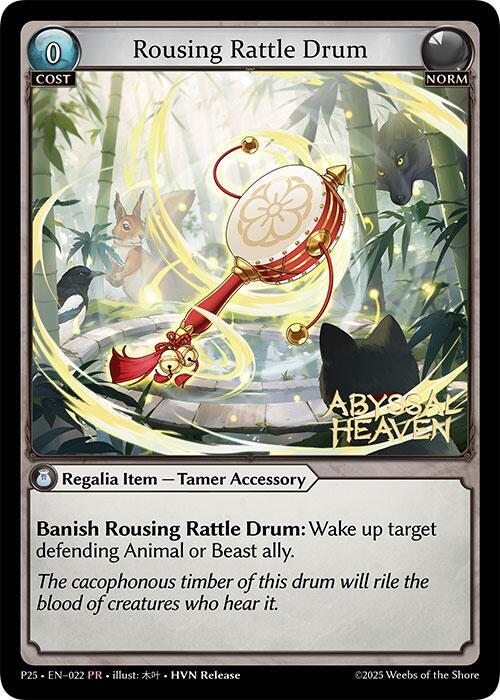 Rousing Rattle Drum, Promotional Cards 022