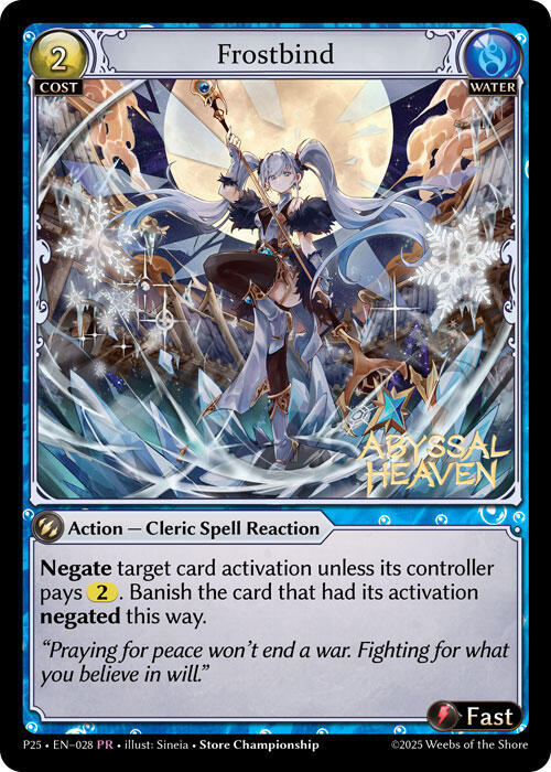 Frostbind (028), Promotional Cards 028