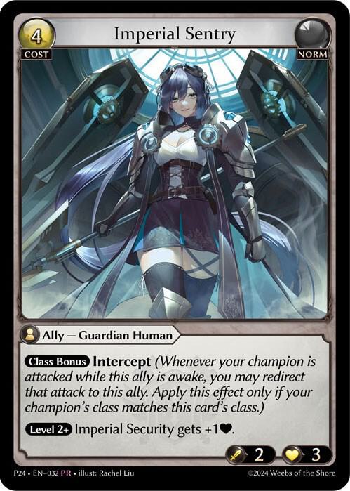 Imperial Sentry, Promotional Cards 032