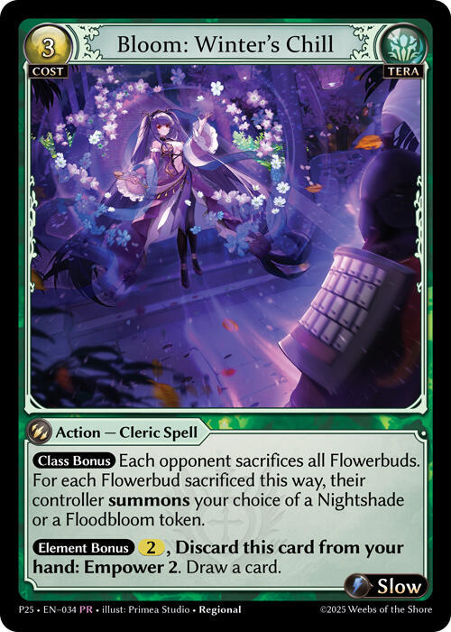 Bloom: Winter's Chill, Promotional Cards 034
