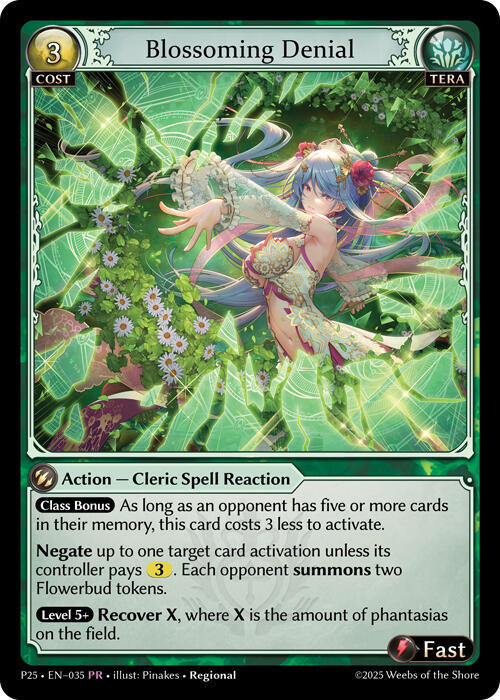 Blossoming Denial, Promotional Cards 035