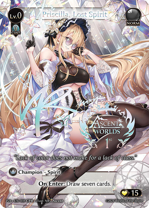 Priscilla, Lost Spirit (CPR), Promotional Cards 059