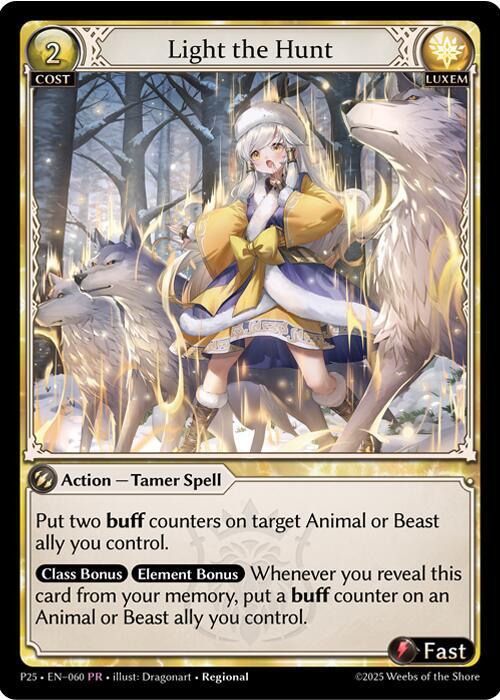 Light the Hunt, Promotional Cards 060