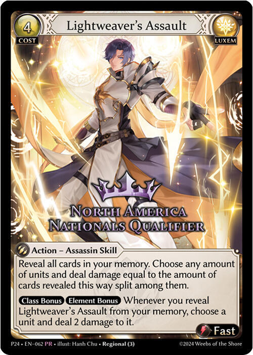 Lightweaver's Assault (North America Nationals Qualifier), Promotional Cards 062