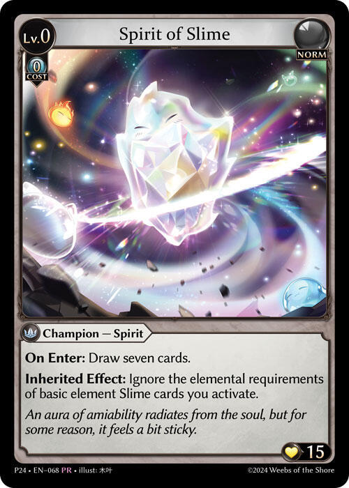 Spirit of Slime, Promotional Cards 068
