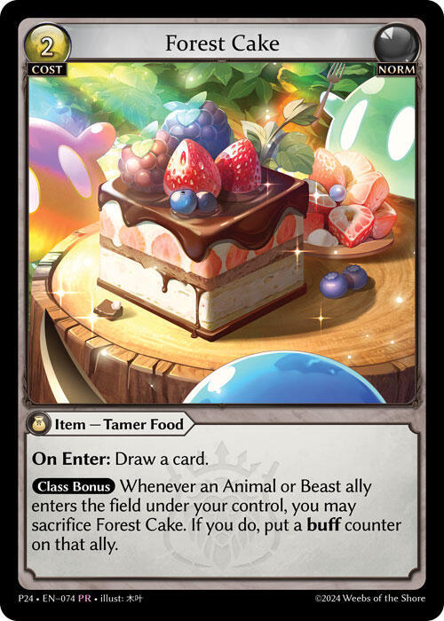 Forest Cake, Promotional Cards 074
