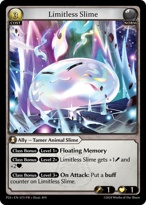Limitless Slime, Promotional Cards 075