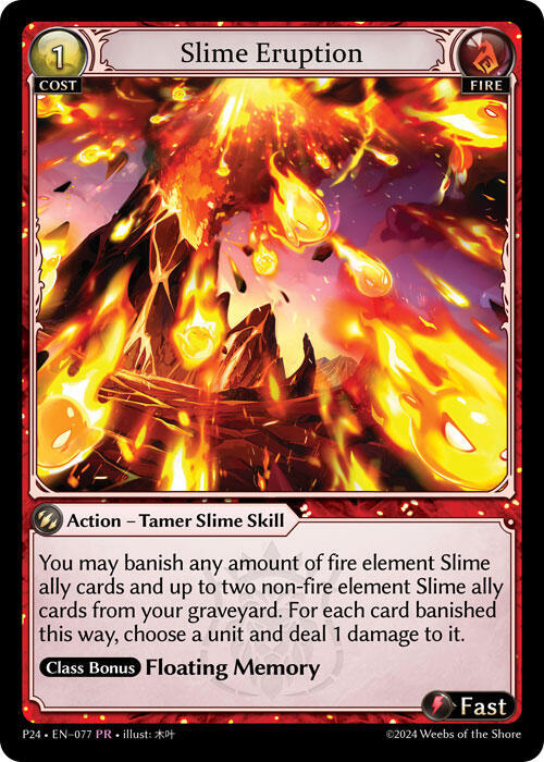 Slime Eruption, Promotional Cards 077