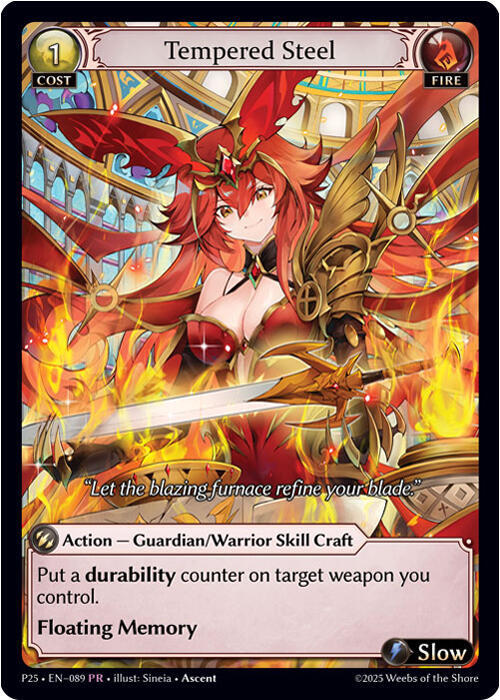 Tempered Steel, Promotional Cards 089