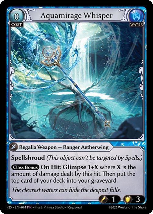 Aquamirage Whisper, Promotional Cards 094